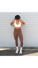 The Halter neck bra - white