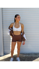 Strappy crop - White