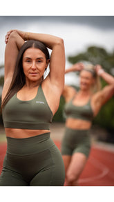 The Ellie Bra - Olive Green