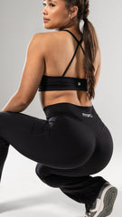 OG flared booty tights - Black