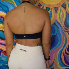 The Halter neck bra - Black