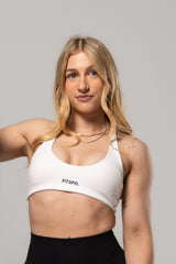 Strappy crop - White