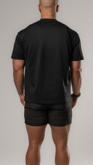 Retro Oversized Tee - Black