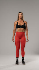 Slimline Gym leggings - Crimson Red