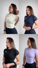 Veah Crop - Navy Blue