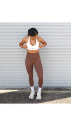 The Halter neck bra - white