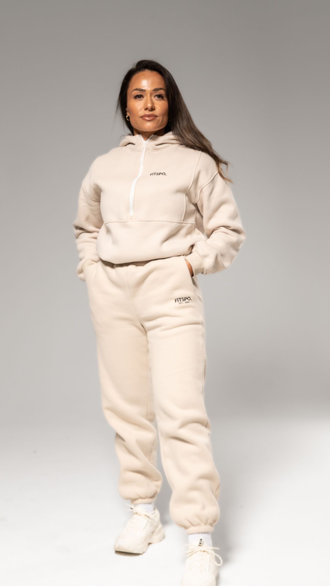 Premium "Nina" Joggers - Beige Secondary image