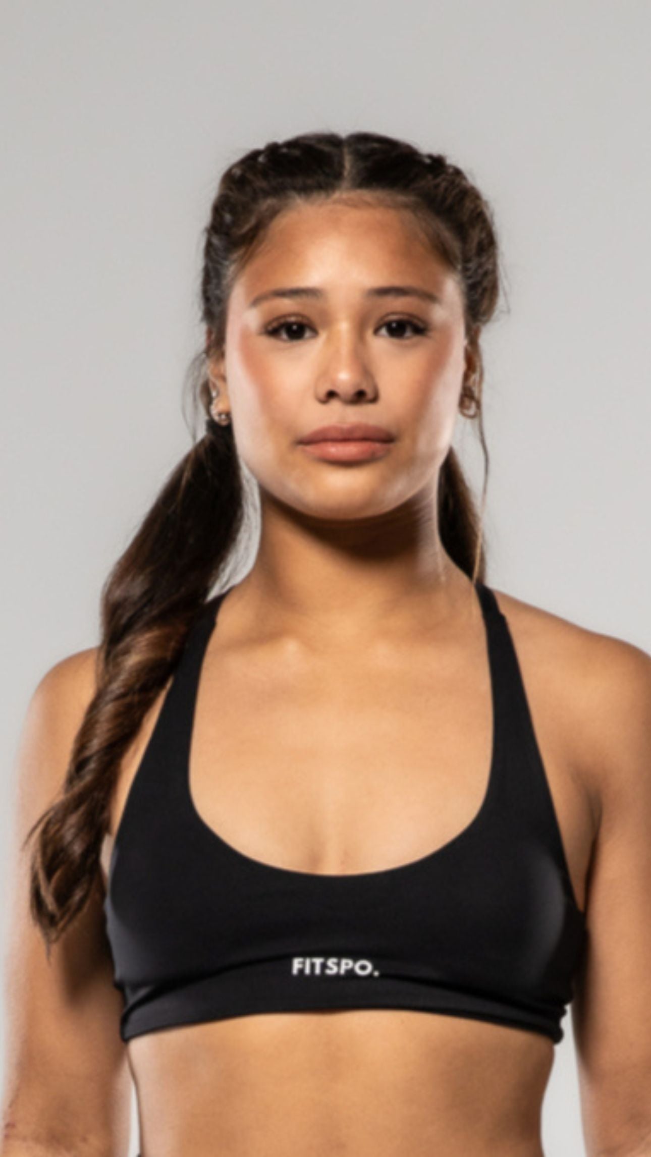 The Halter neck bra - Black Secondary image