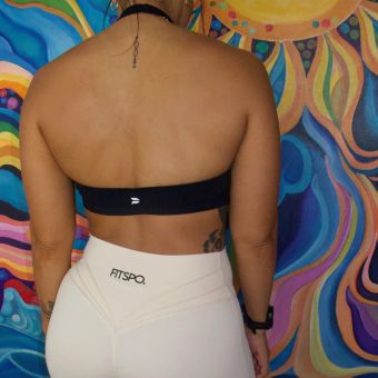 The Halter neck bra - Black
