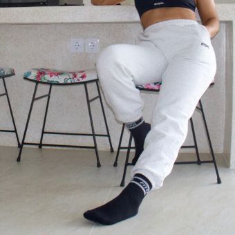 Womens - Striped Long Crew Socks