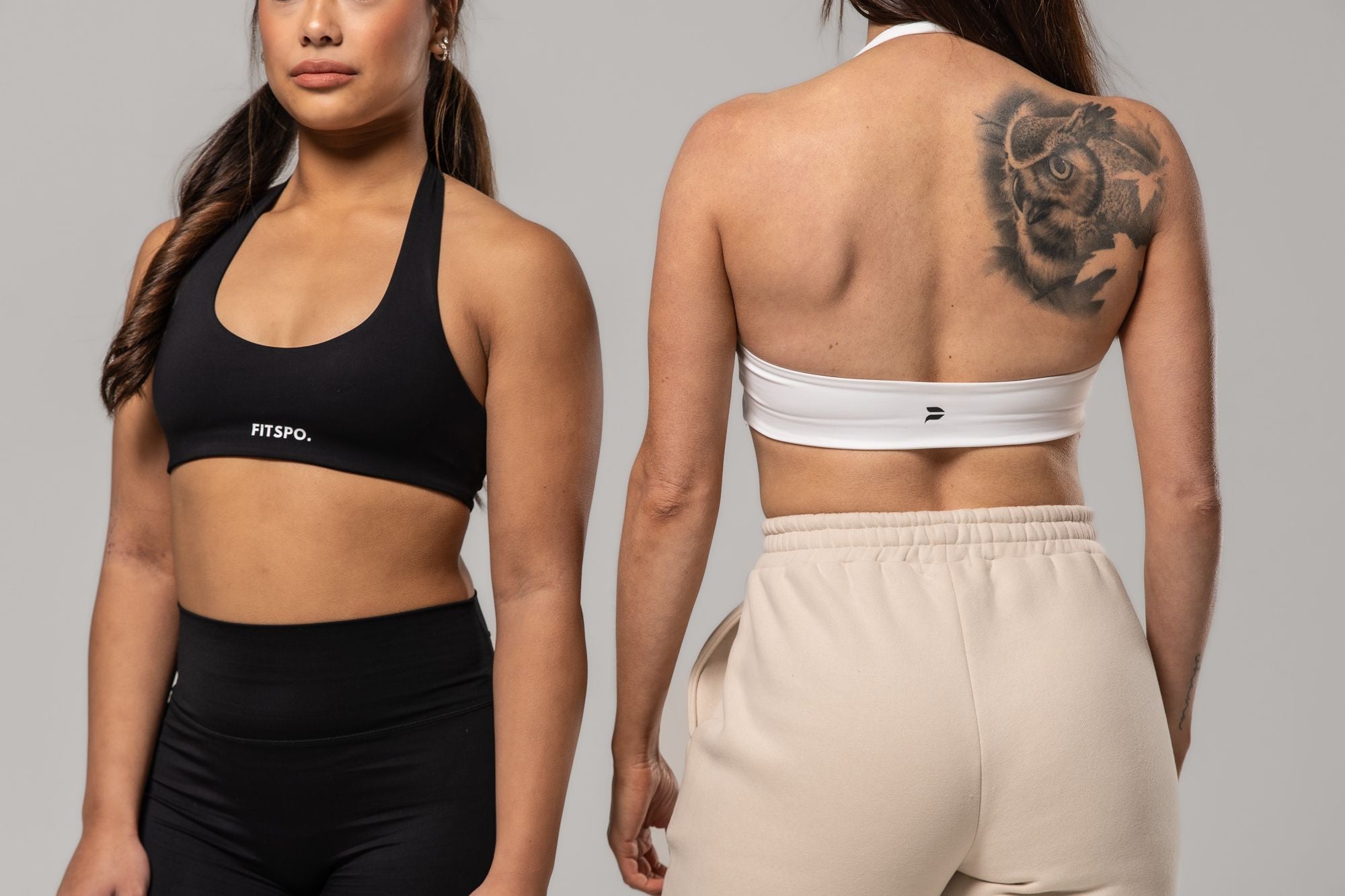 The Halter neck bra - white