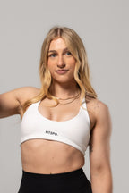 Strappy crop - White