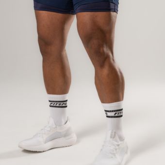Mens -Striped Long Crew Socks