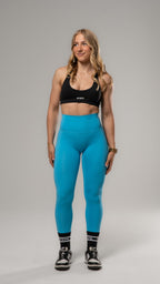 Slimline GymLeggings - Sky Blue