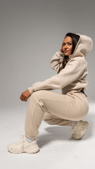Premium Beige "Nina" Hoodie